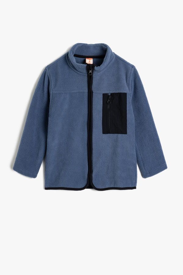 Koton Koton Blue Baby Boy Jacket