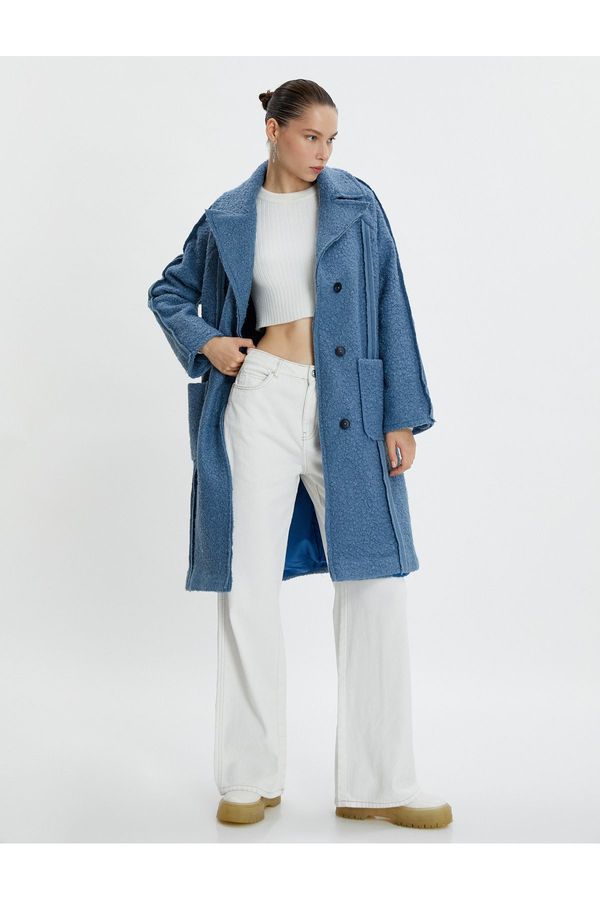 Koton Koton Blue Women's Coat