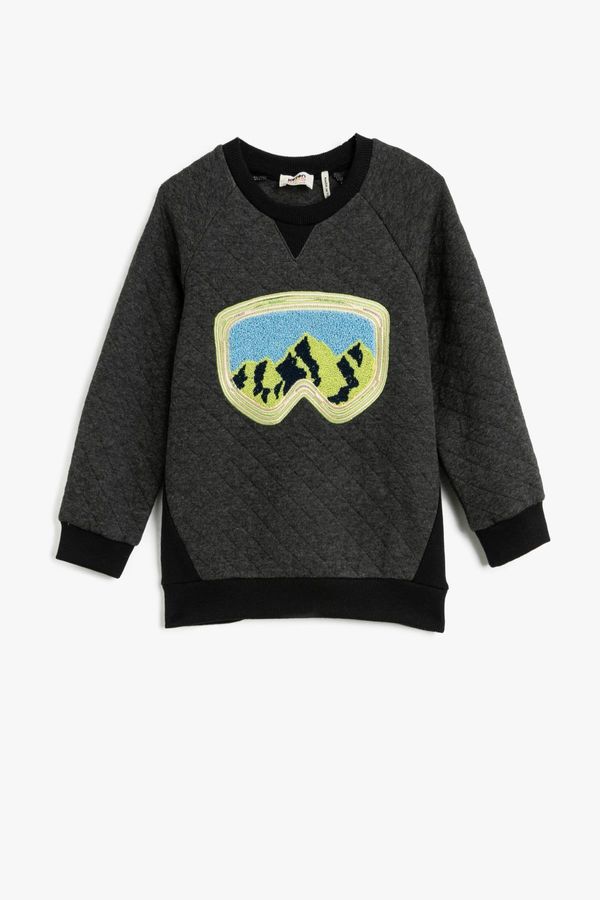 Koton Koton Boys' Anthracite Sweatshirt