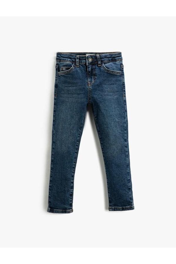 Koton Koton Boys' Jeans Straight Leg Regular Waist - Straight Jeans
