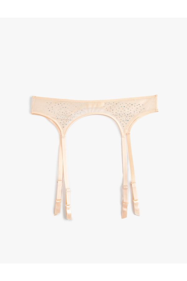 Koton Koton Bridal Garters with Shiny Stones and Tulle