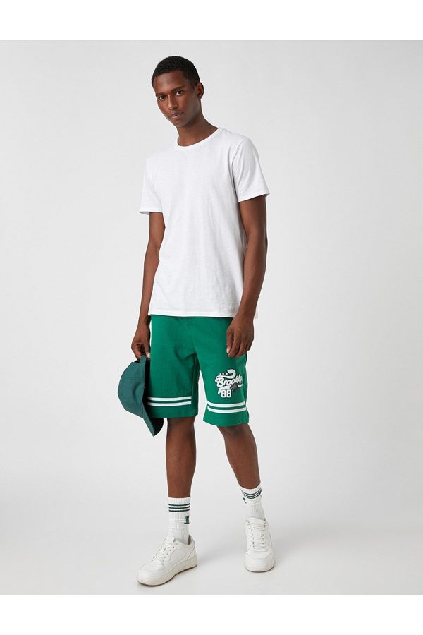 Koton Koton Brooklyn Printed Basketball Shorts