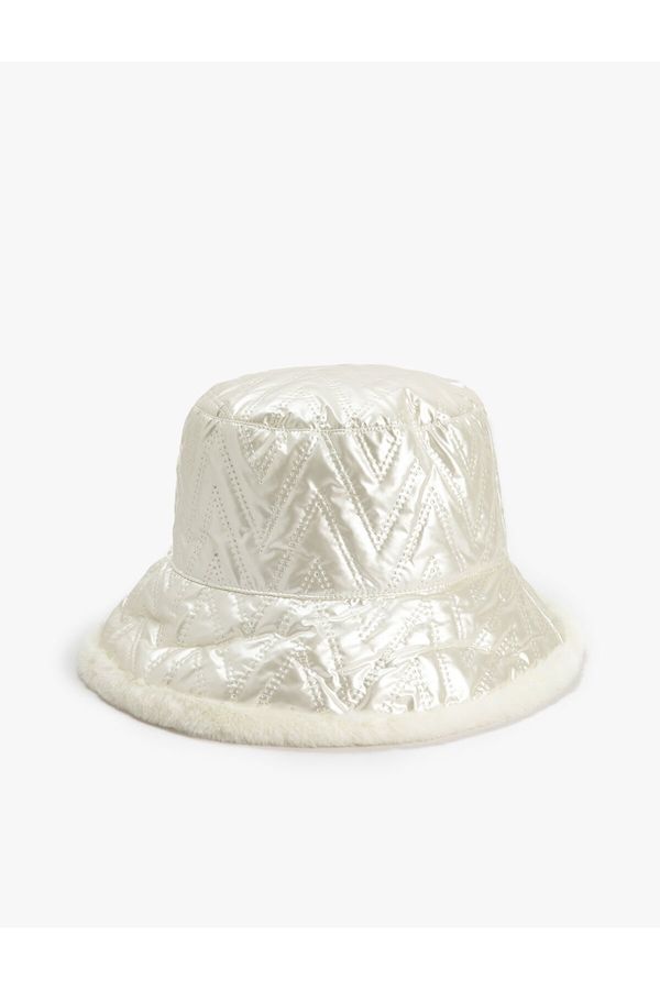 Koton Koton Bucket Hat Water Repellent Double Sided Quilted Fishing Cap