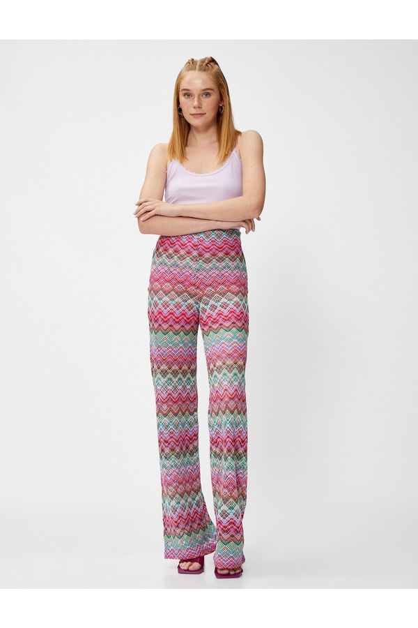 Koton Koton Crochet Palazzo Pants