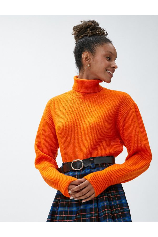 Koton Koton Crop Turtleneck Sweater Knitwear