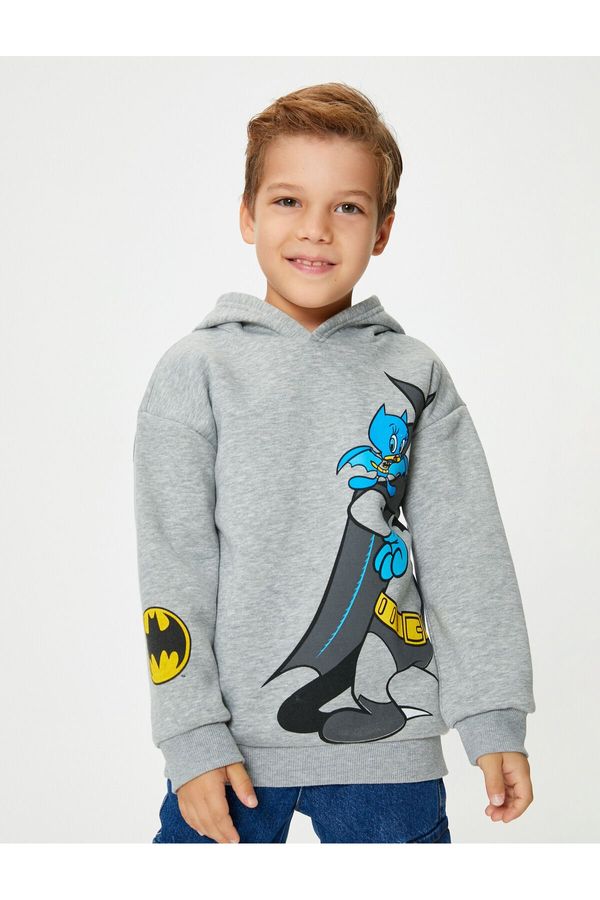 Koton Koton Disney Batman Sweatshirt Licensed Long Sleeved Shark