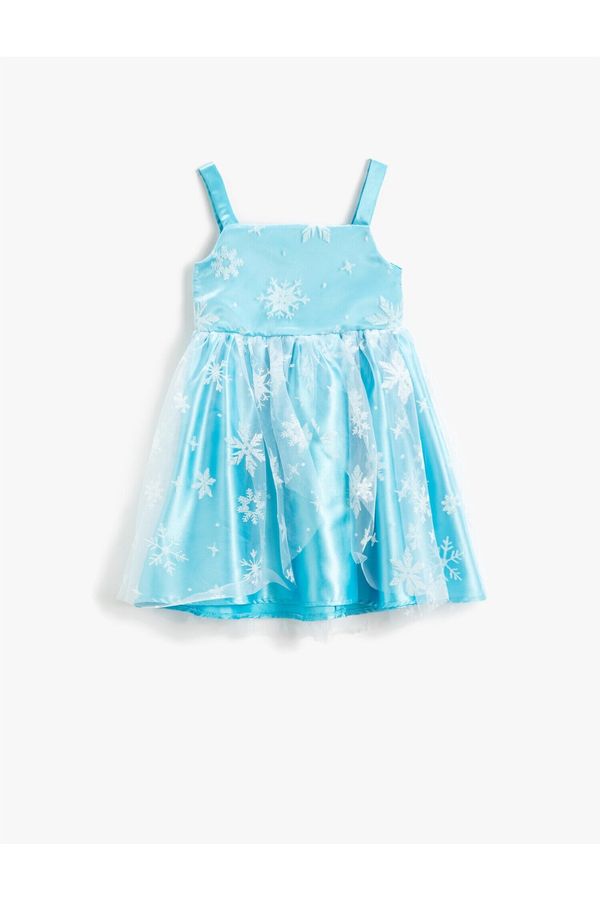 Koton Koton Disney Princess Themed Satin Dress Licensed