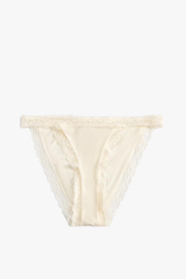 Koton Koton Ecru Women's Panties