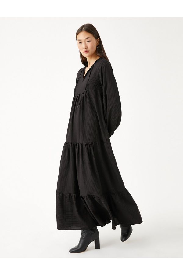 Koton Koton Floor-Length Dress with a Comfortable Cut