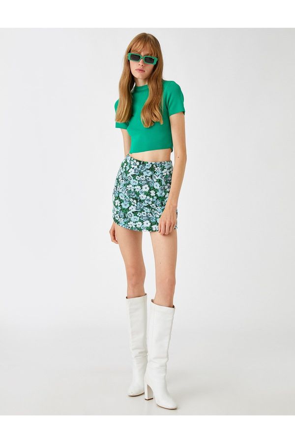 Koton Koton Floral Mini Skirt