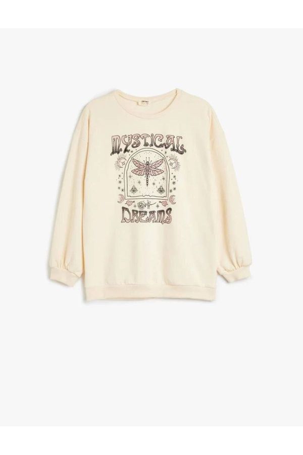 Koton Koton Girl Beige Sweater -