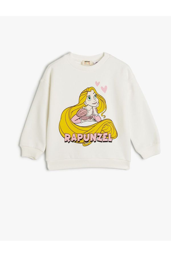 Koton Koton Girl's Ecru Sweatshirt