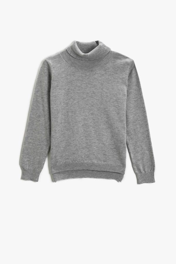 Koton Koton Girls Gray Sweater
