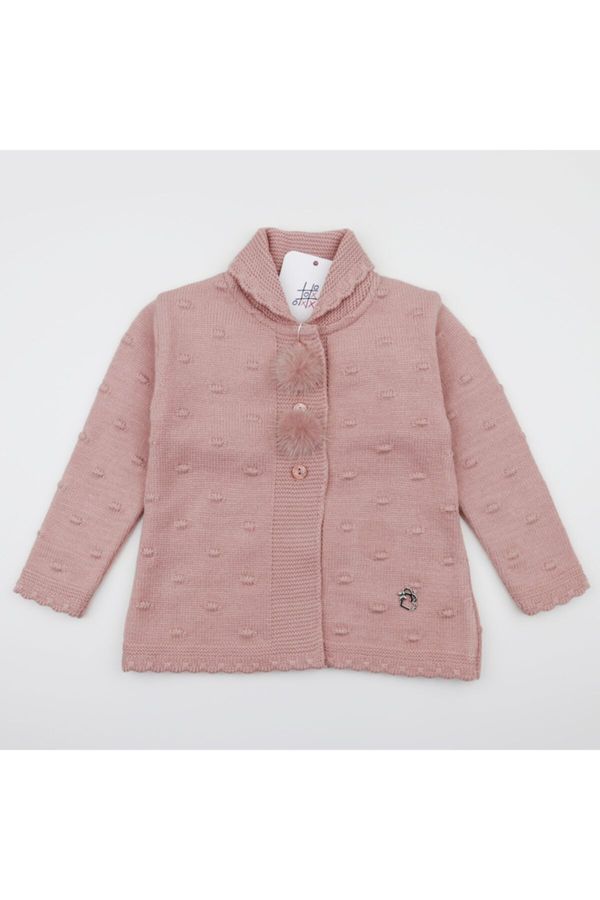 Koton Koton Girls Pink Cardigan