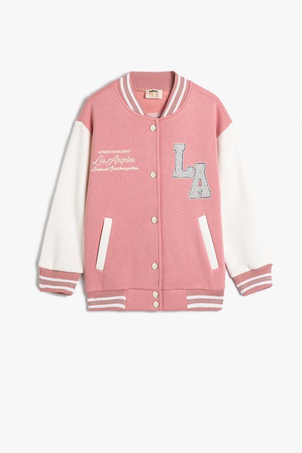 Koton Koton Girls Pink Jacket