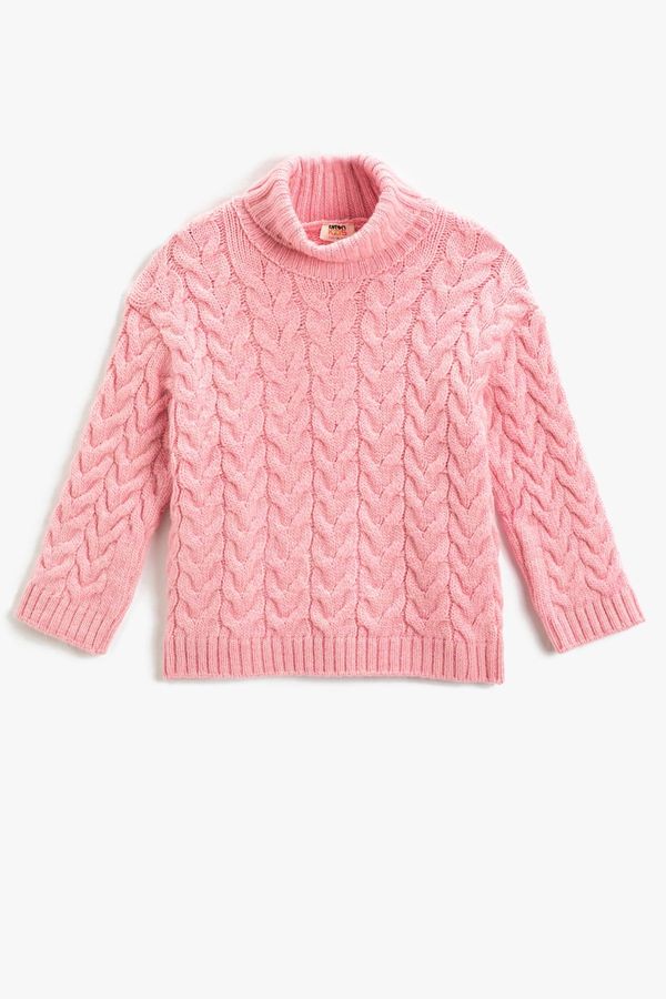 Koton Koton Girls Pink Sweater