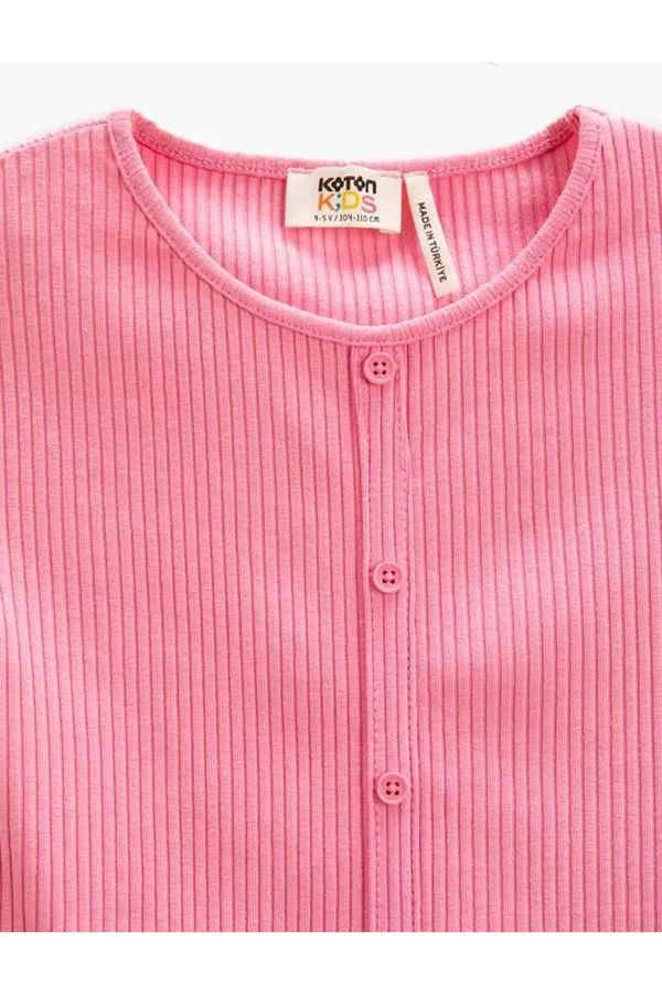 Koton Koton Girls' T-shirt Pink 3skg10026ak
