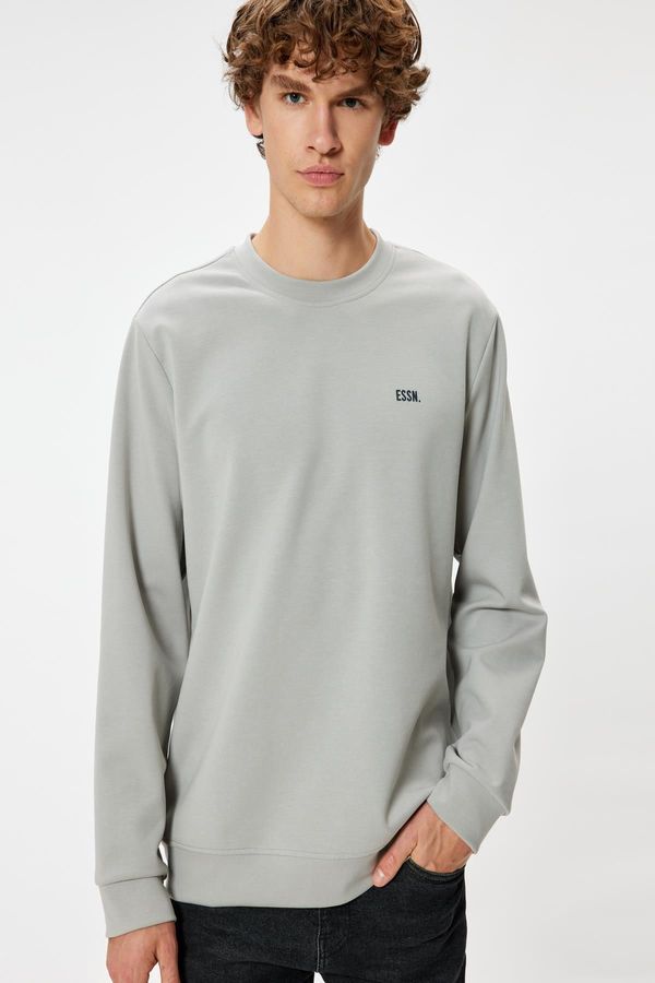 Koton Koton Gray Men's Adult Sweatshirt