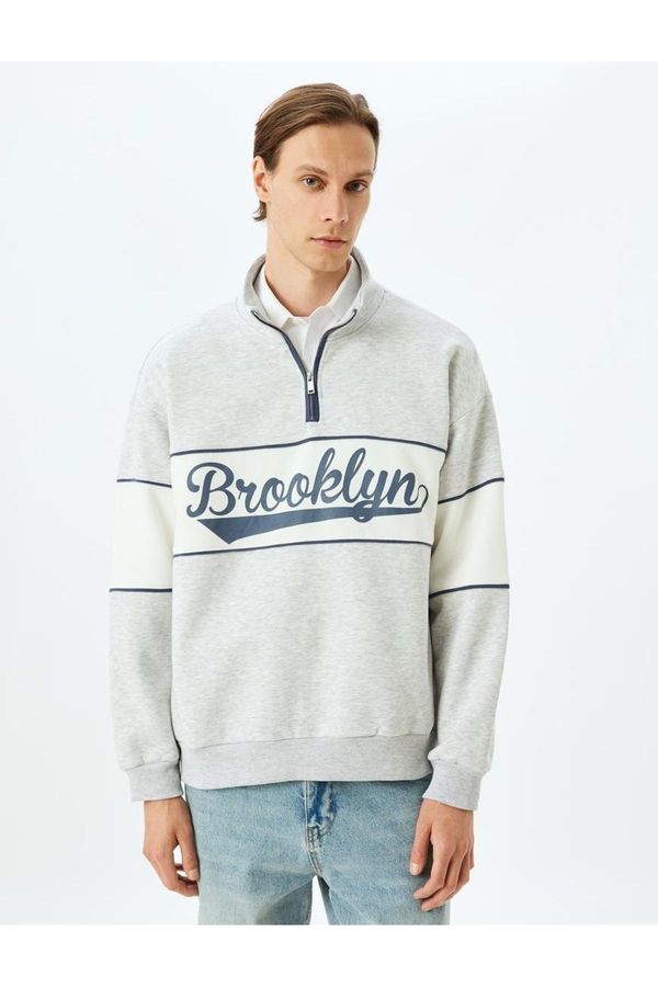 Koton Koton Gray Men's Sweatshirt