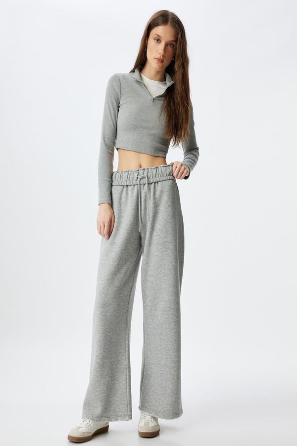 Koton Koton Gray Women's Sweatpants