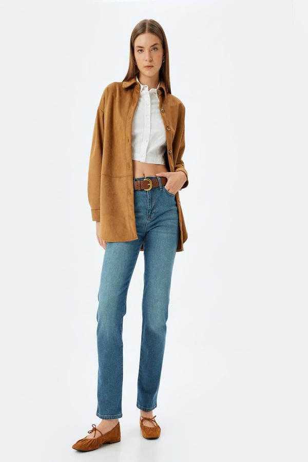 Koton Koton Green Cast Women's Jeans