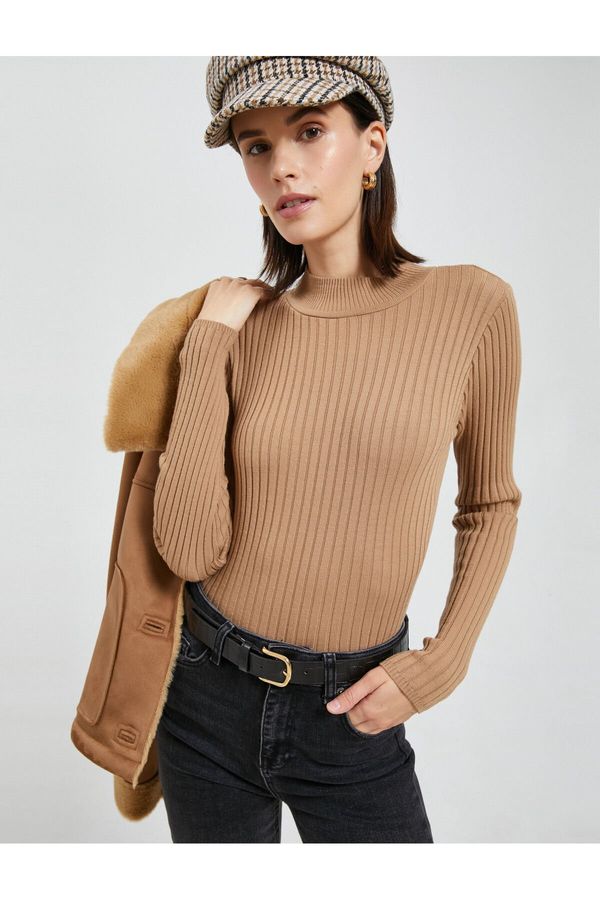 Koton Koton Half Turtleneck Sweater Slim Fit Knitwear