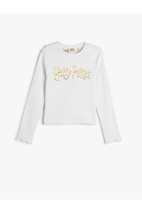 Koton Koton Harry Potter Sweatshirt Licensed Long Sleeve Crew Neck Ribbed