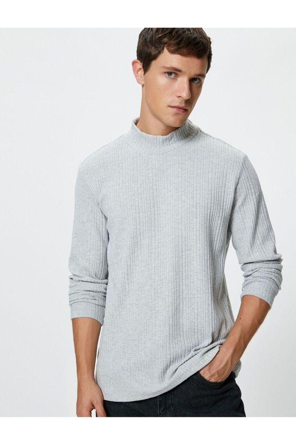 Koton Koton High Neck Fine Knitwear Sweater Long Sleeve Soft Textured