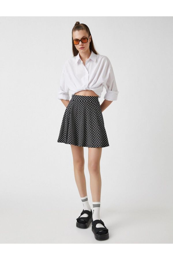 Koton Koton High Waist Mini Skirt