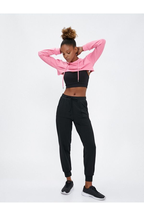 Koton Koton Jogger Sweatpants with Pocket Detail, Lace-Up Waist.