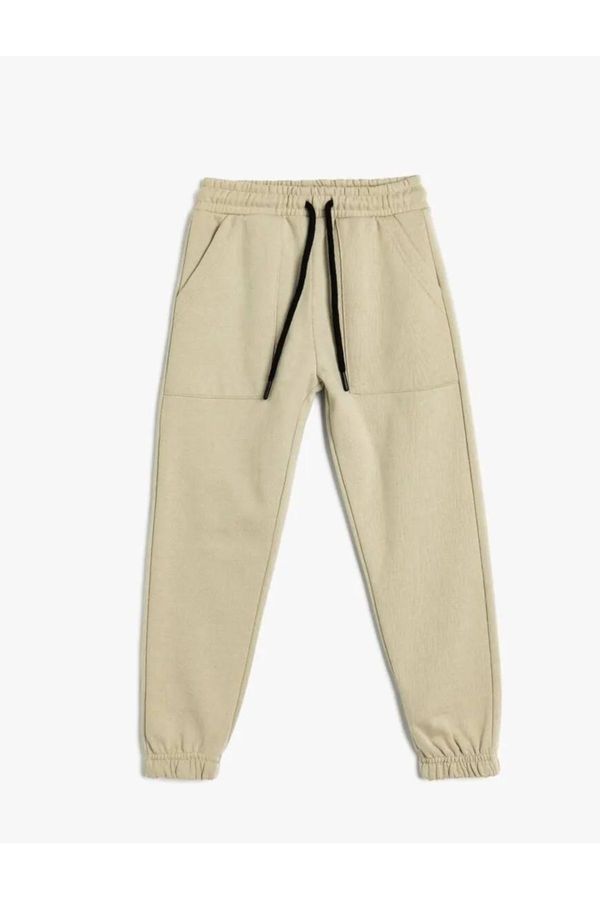 Koton Koton Jogger Sweatpants with Pockets and Tie Waist