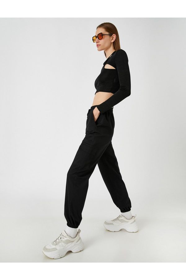 Koton Koton Jogger Trousers with Pocket Detail