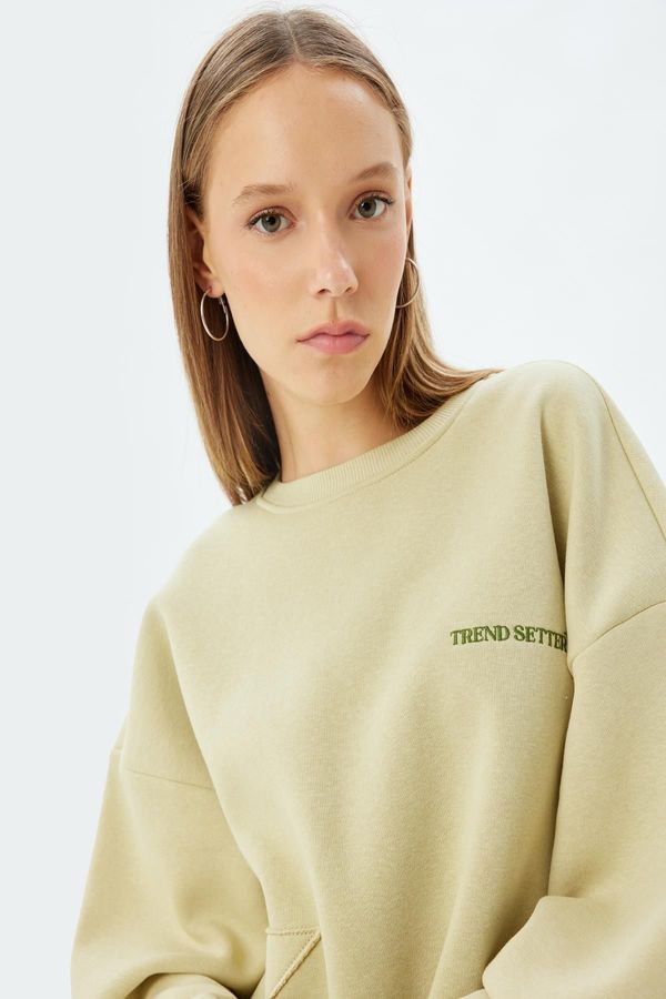 Koton Koton Khaki Youth Sweatshirt