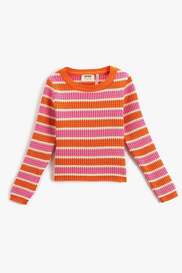 Koton Koton Knit Sweater Round Neck Long Sleeve