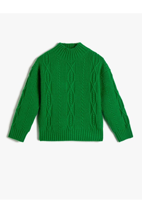 Koton Koton Knitted Sweater Half Turtleneck Long Sleeve