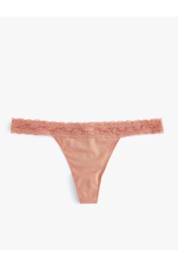 Koton Koton Lacy Thong Cotton