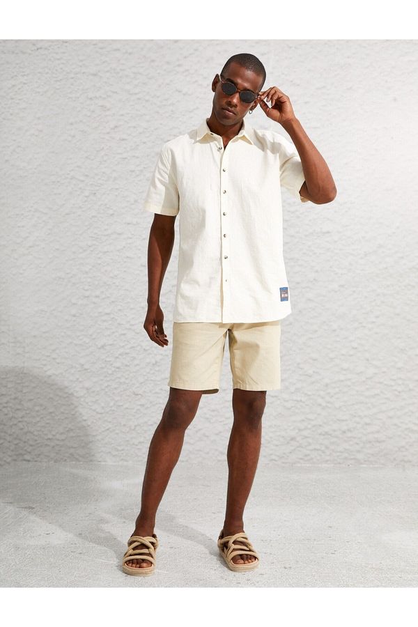 Koton Koton Linen Blend Chino Shorts