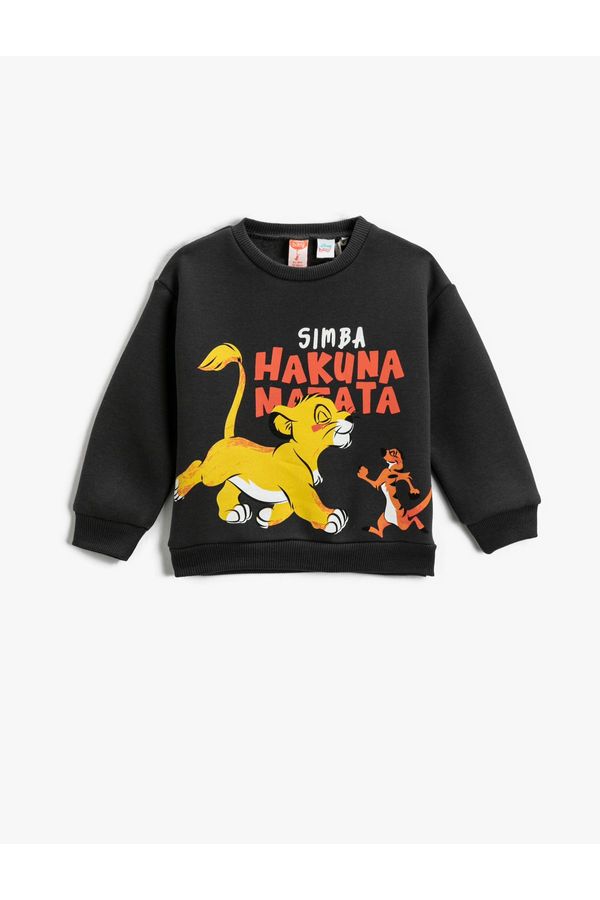 Koton Koton Lion King Printed Sweatshirt Licensed