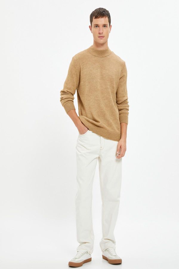 Koton Koton Men's Beige Sweater