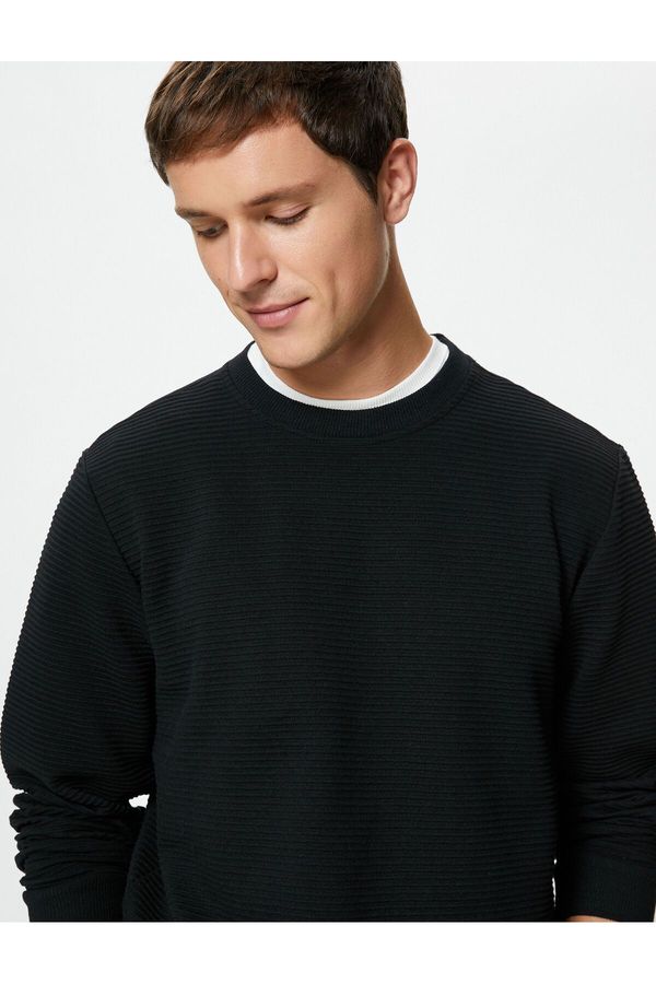 Koton Koton Men's Black Sweater