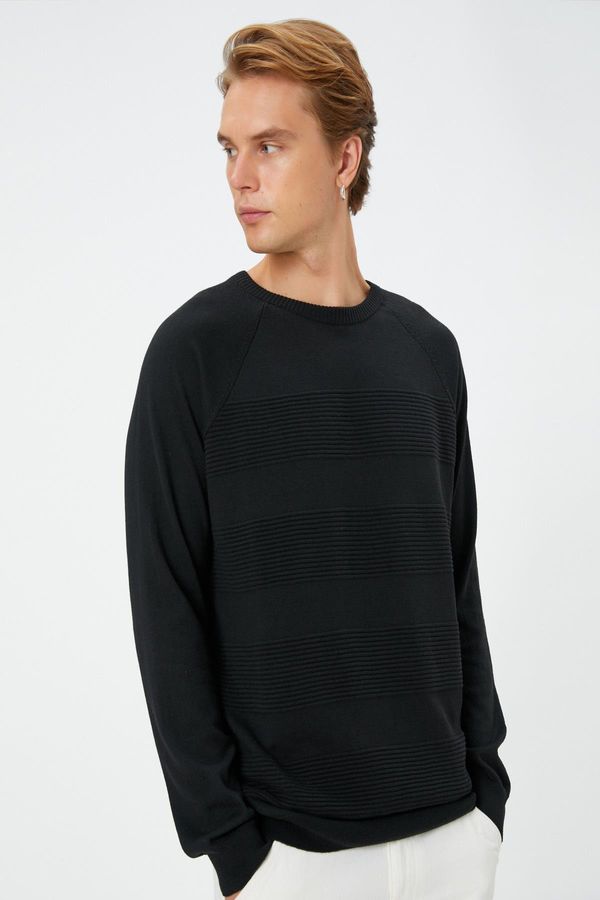 Koton Koton Men's Black Sweater