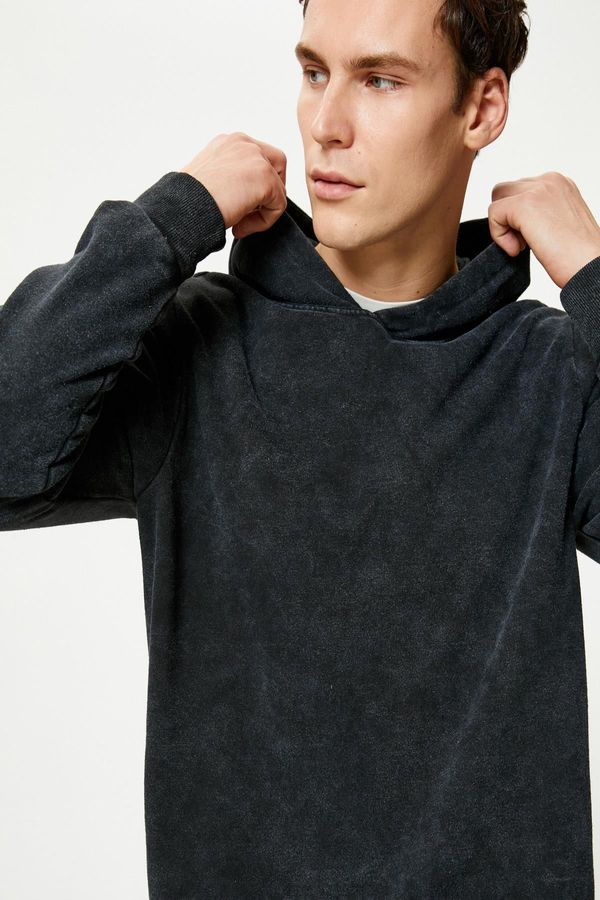 Koton Koton Men's Black Sweatshirt