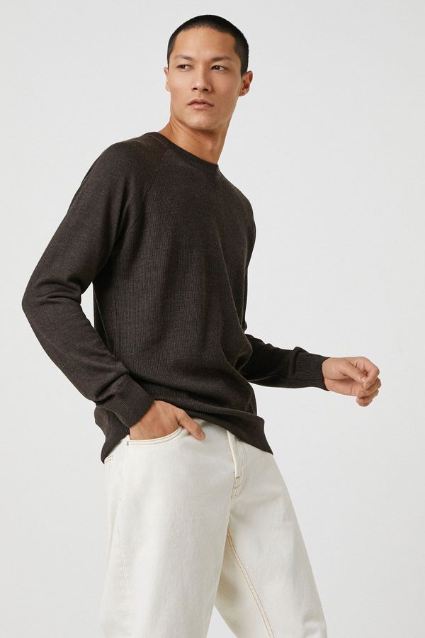 Koton Koton Men's Brown Sweater
