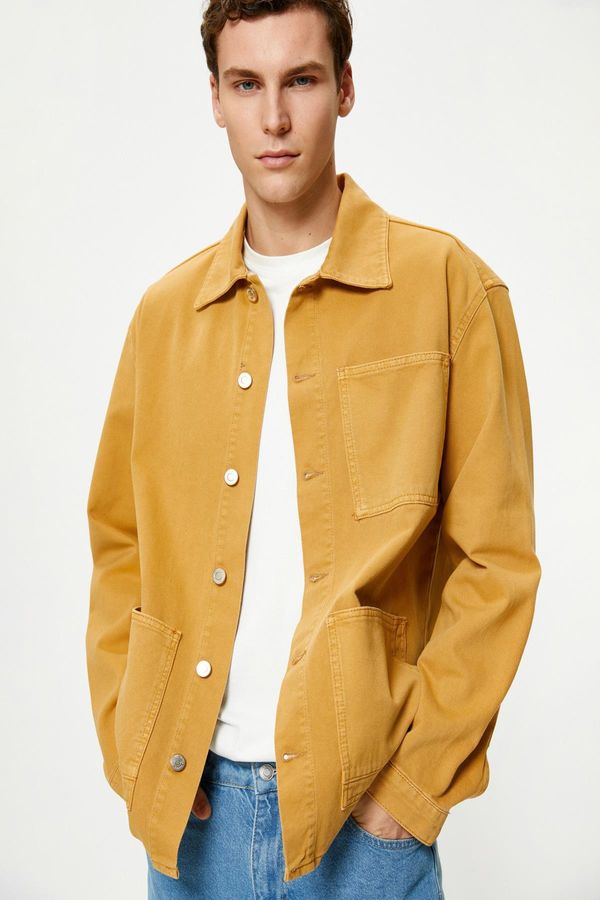 Koton Koton Men's Camel Hair Jacket