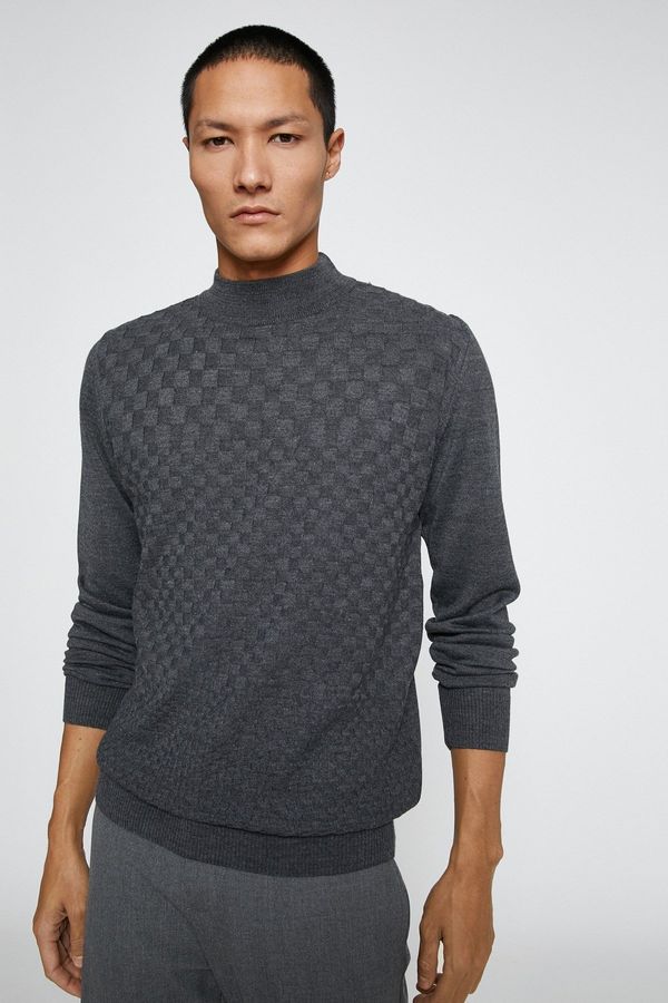 Koton Koton Men's Gray Sweater