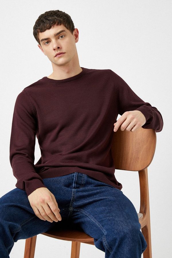 Koton Koton Men's Purple Sweater