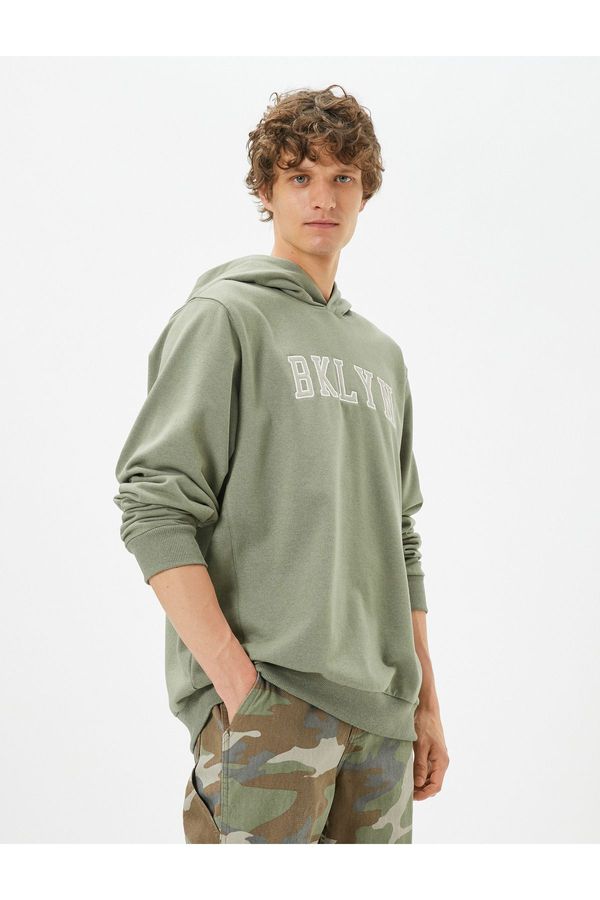 Koton Koton Men's Sweatshirt Green 4wam70129mk