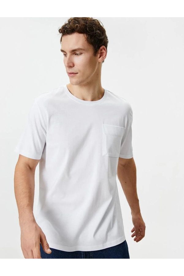Koton Koton Men's White T-Shirt - 4sam10228hk