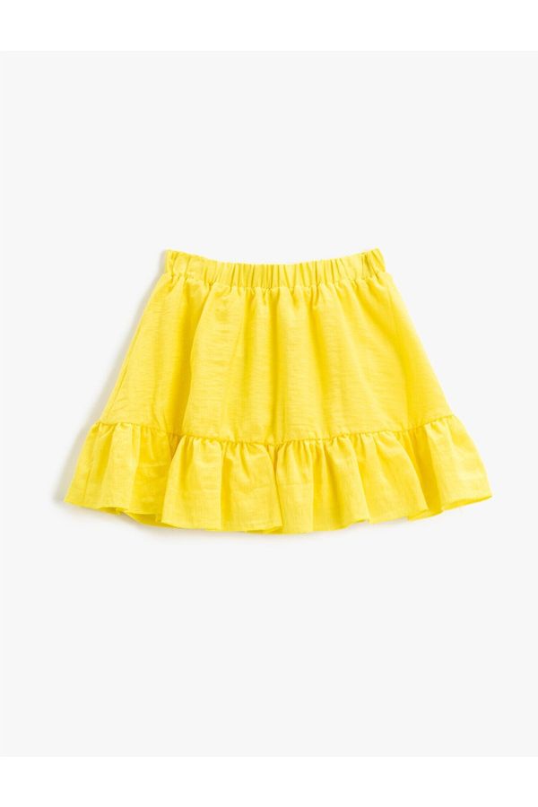 Koton Koton Mini Skirt Frilly Elastic Waist