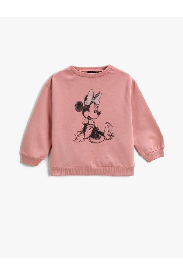 Koton Koton Minnie Mouse Printed Sweatshirt Licensed